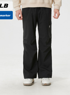 MLB官方正品NY梭织长裤男裤女裤透气运动裤休闲宽松裤子3AWPB0161