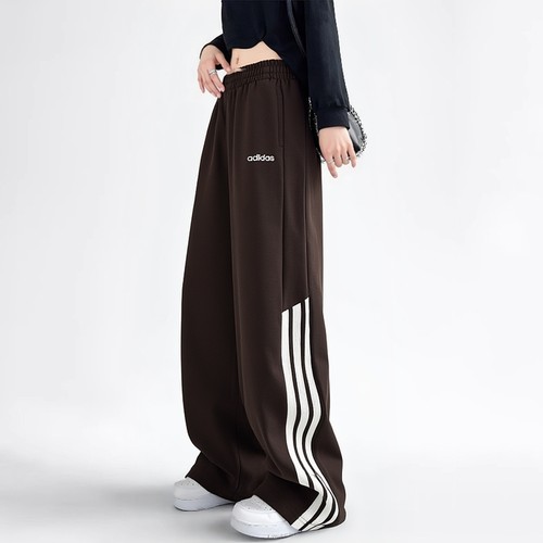 Adidas阿迪达斯针织长裤女新款
