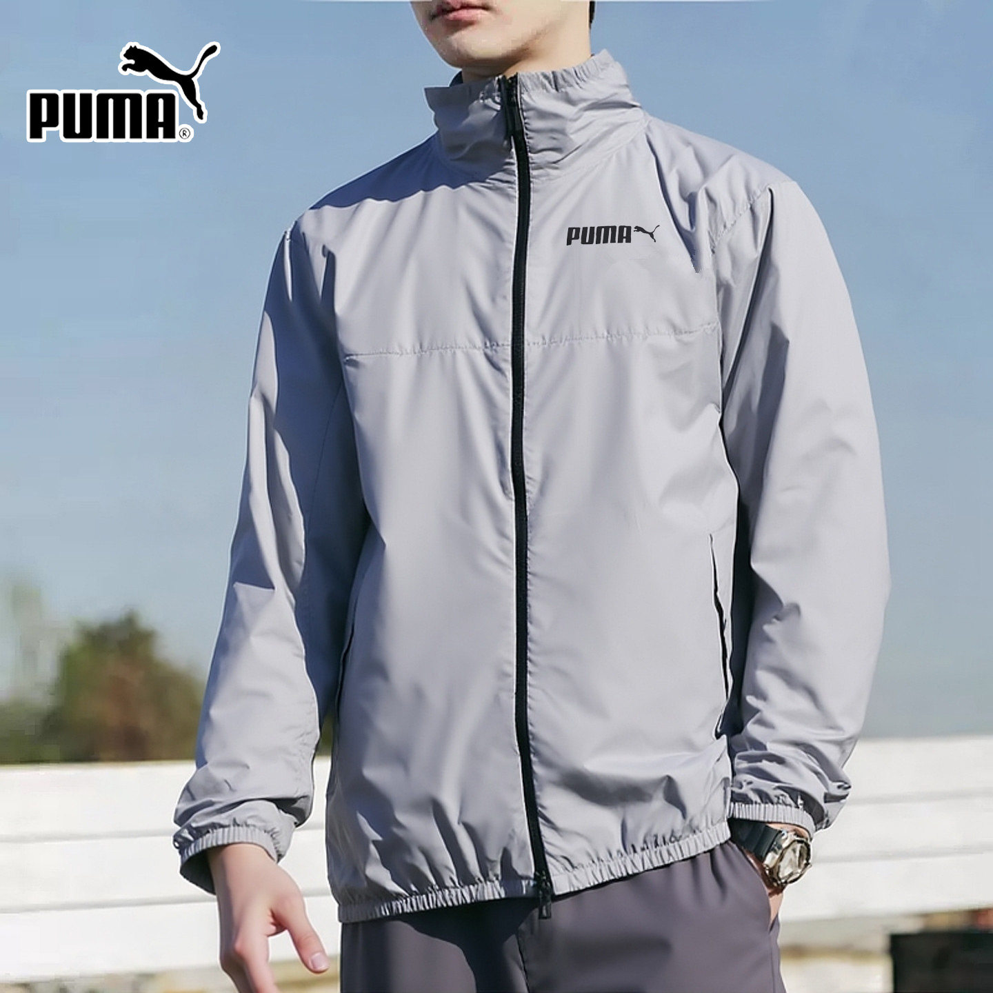 PUMA彪马运动男装26春季新款官方正品健身训练梭织连帽休闲夹克,运动服/休闲服装,运动茄克/外套,淘宝优惠券,粉丝福利购,淘宝优惠卷
