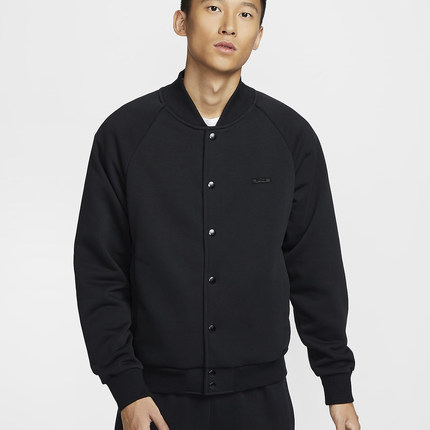 耐克冬季新款男装加绒针织夹克外套潮流运动服休闲舒适保暖