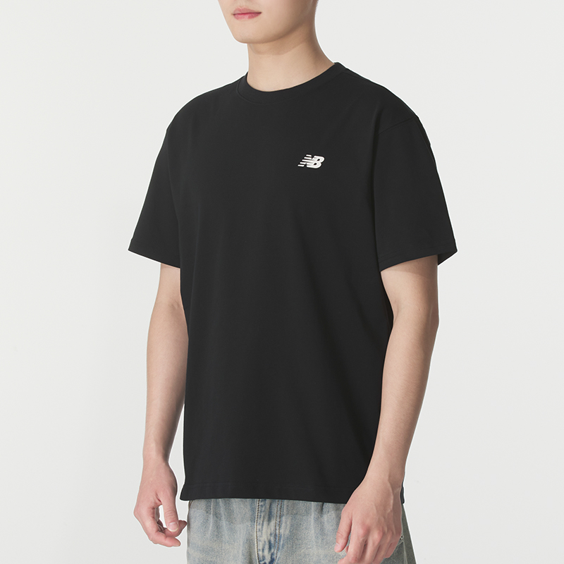 New balance NB男士短袖男装2025夏季新款宽松运动服休闲T恤上衣