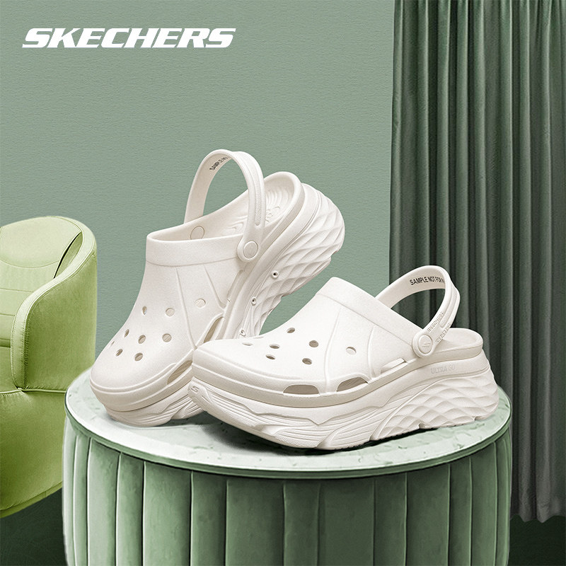 斯凯奇洞洞鞋女鞋正品2025秋季沙滩鞋厚底一脚穿半拖凉鞋运动凉鞋,运动鞋new,运动沙滩鞋/凉鞋,淘宝优惠券,粉丝福利购,淘宝优惠卷