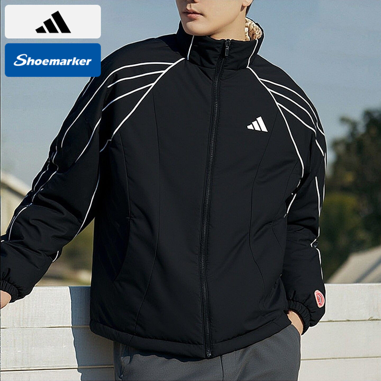 Adidas阿迪达斯运动保暖棉服双面可穿款男装25夏季款棉袄男K