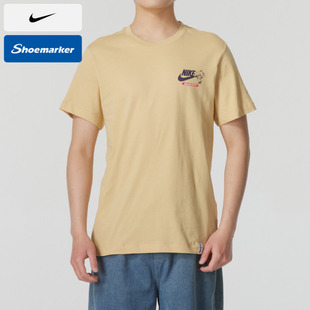 宽松运动T恤衫 Nike耐克印花短袖 FV3755 透气半袖 新款 男装 2025春季