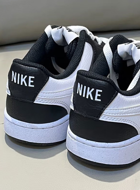 Nike耐克官网女鞋2025年冬季新款运动休闲鞋黑白熊猫板鞋女DH3158