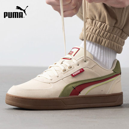 Puma彪马休闲鞋男鞋女鞋2025冬季新款低帮复古翻毛皮运动鞋400711