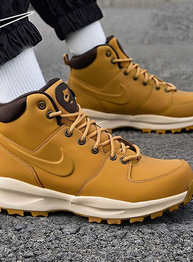 耐克男鞋 2025新款冬季运动鞋MANOA LEATHER网球训练减震休闲鞋子