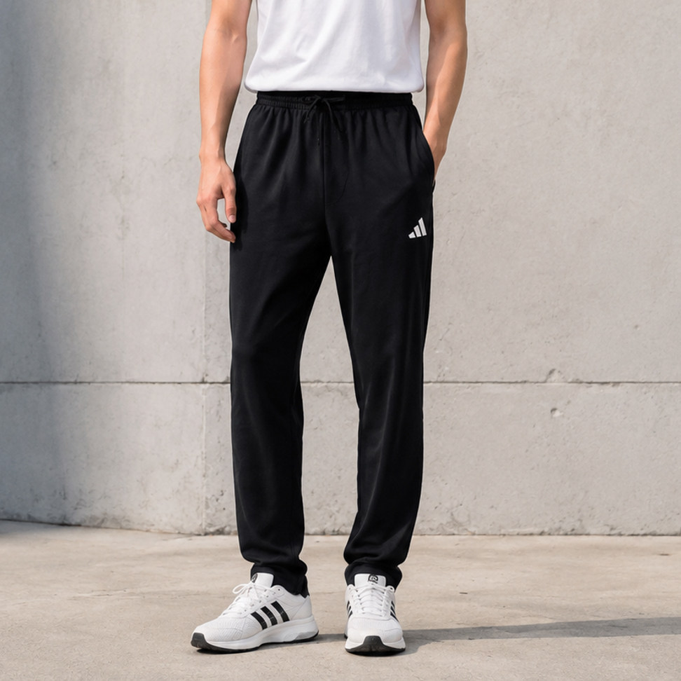 Adidas阿迪达斯休闲长裤男款2026秋季新款裤子舒适透气针织运动裤图片