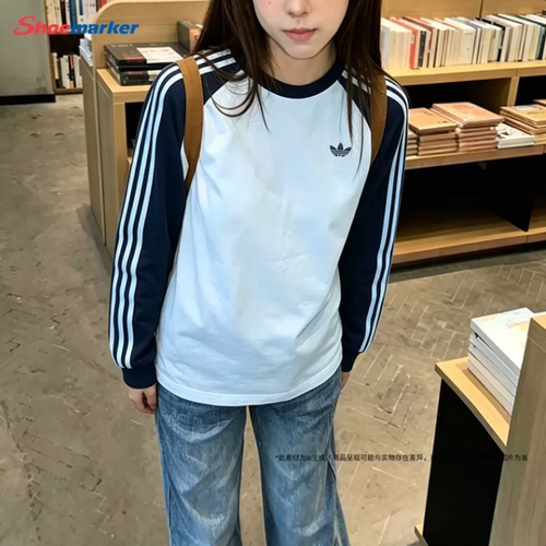 阿迪达斯三叶草官方正品长袖T恤