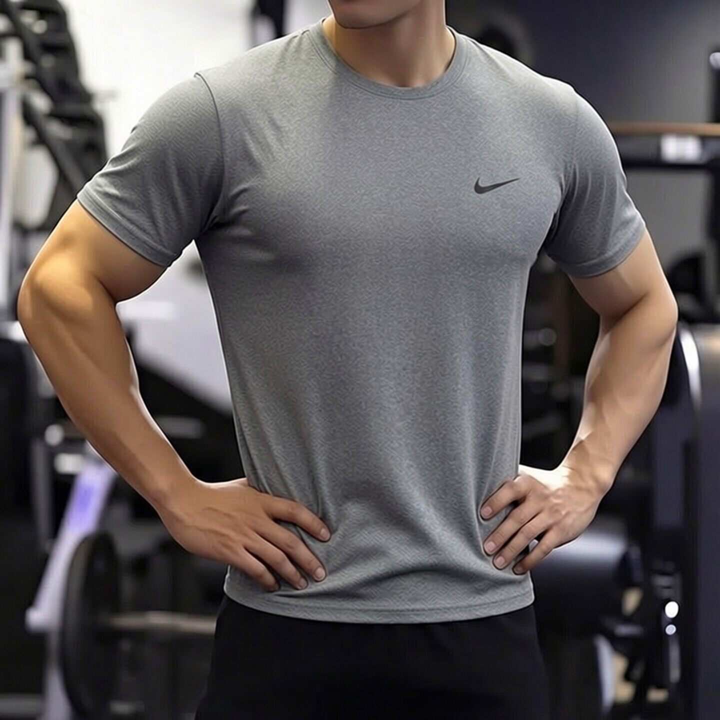 NIKE耐克短袖男士26新款运动服装健身衣时尚圆领半袖透气休闲T恤