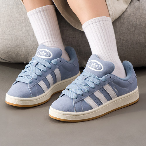 阿迪达斯三叶草经典板鞋男鞋女鞋冬季新款CAMPUS运动鞋休闲面包鞋
