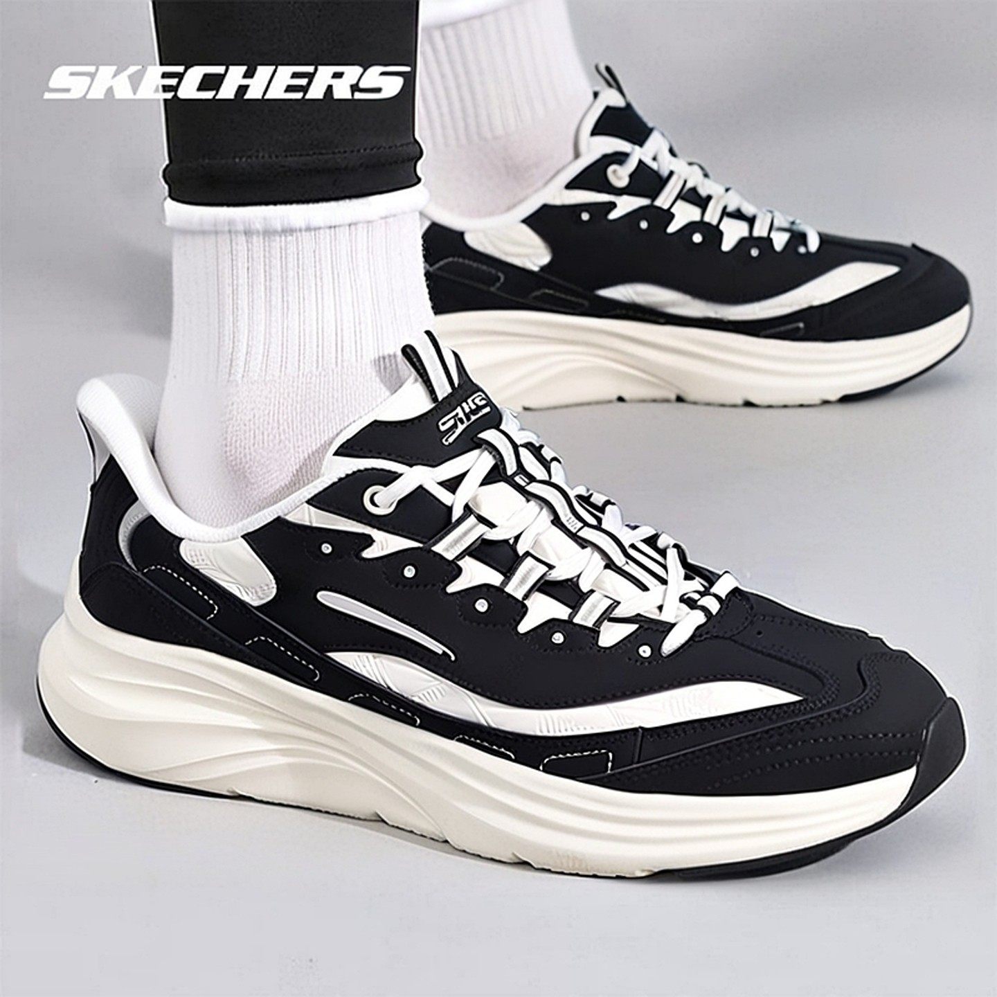 斯凯奇（Skechers）男鞋 新款冬季运动鞋时尚潮流舒适轻便耐磨低,运动鞋new,老爹鞋,淘宝优惠券,粉丝福利购,淘宝优惠卷