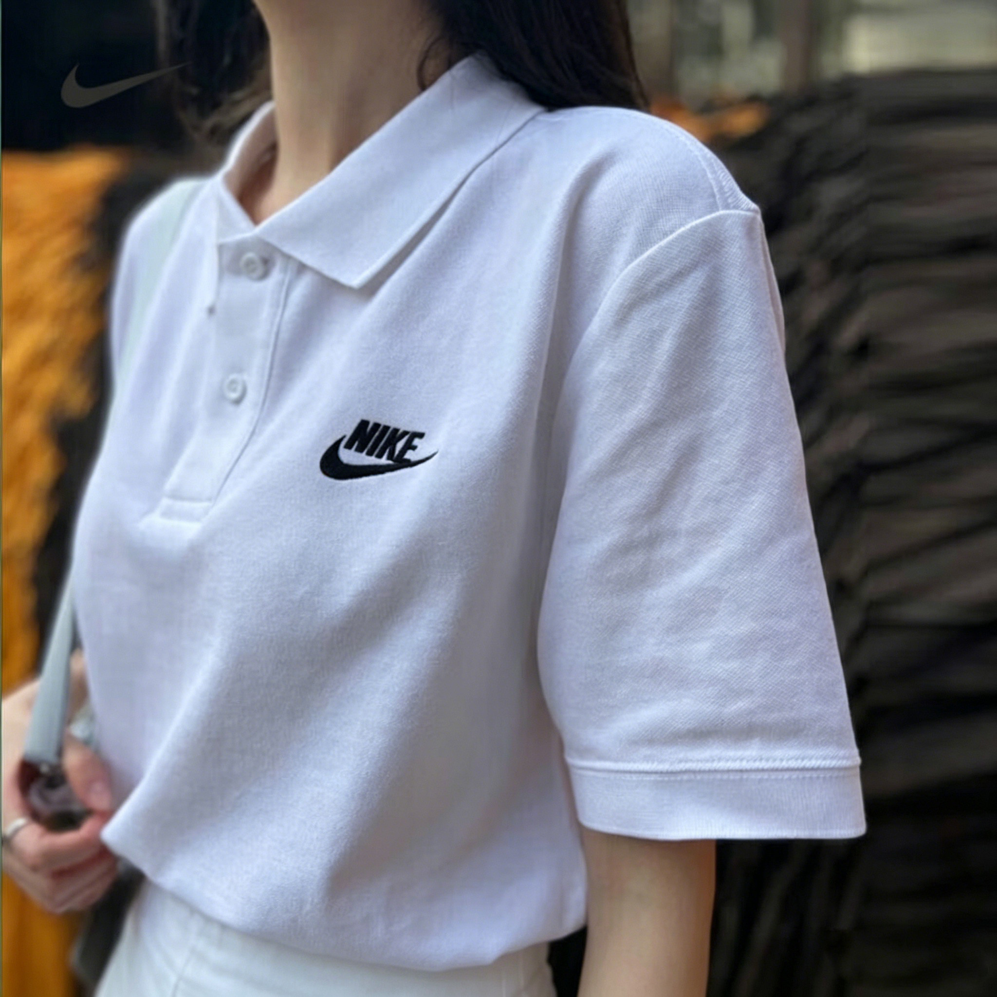 耐克女装上衣2026夏季新款情侣休闲翻领透气网球Polo衫男短袖T恤