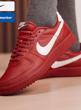 Nike耐克FIELD GENERAL薄底运动鞋女2026春季新款红色板鞋休闲鞋