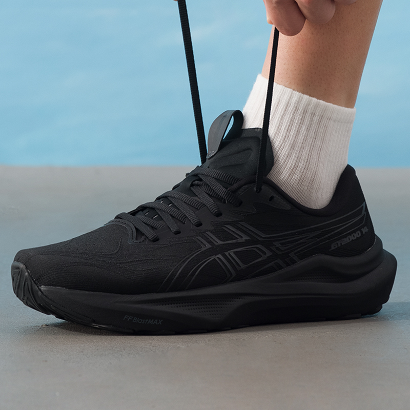 Asics亚瑟士GT-2000 14 (2E)宽楦跑步鞋男鞋新款黑色缓震运动鞋子