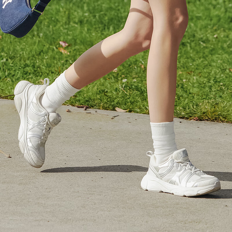 MLB官方正品跑步鞋女鞋2025新款运动鞋NY低帮透气训练鞋3ARNACE4N