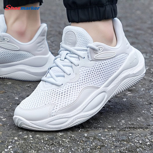 安德玛UA男女同款官方正品CURRY SPLASH 24 AP绒面皮革篮球鞋