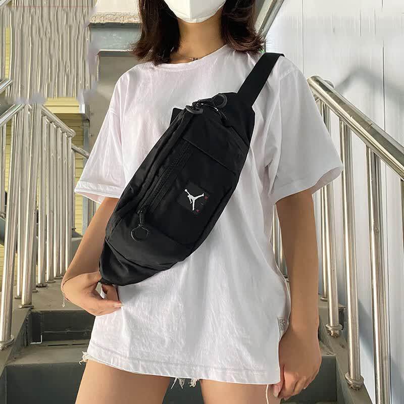 耐克斜挎包胸包男女包正品26夏季新款JORDAN运动腰包休闲单肩