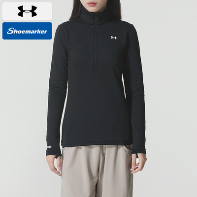 UA安德玛长袖t恤女装2025新款packaged base健身瑜伽服6004064