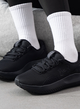 UA安德玛缓震跑步鞋女鞋秋季新款Charged Surge 4运动鞋轻便跑鞋