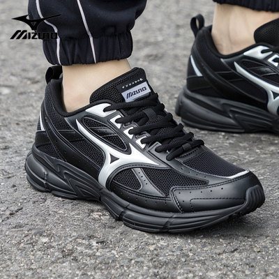 美津浓官方正品男鞋2025冬季新款黑武士SPEED网面透气跑鞋运动鞋