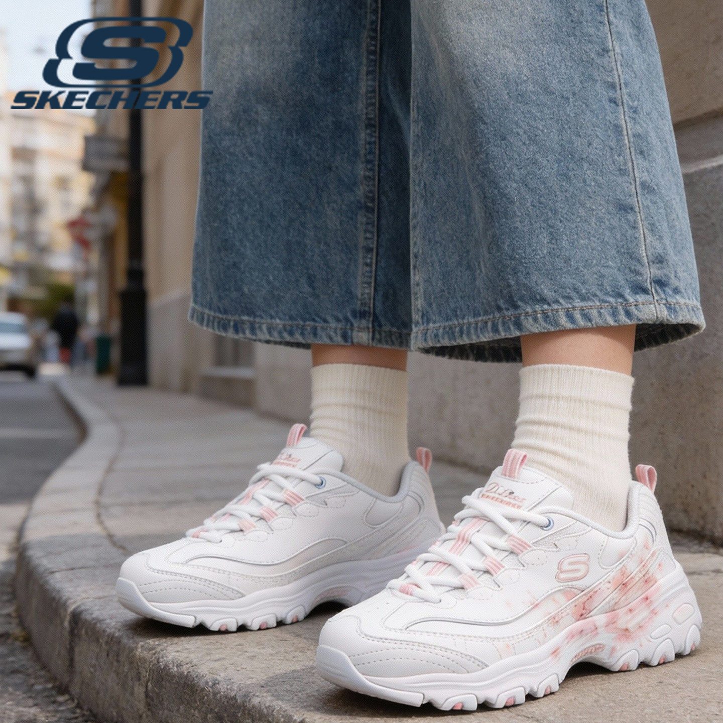 斯凯奇熊猫鞋女款2025新款减震运动鞋休闲鞋官方老爹鞋小白鞋女鞋,运动鞋new,运动休闲鞋,淘宝优惠券,粉丝福利购,淘宝优惠卷