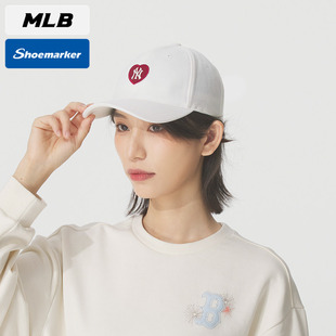 MLB官方 儿童帽子 2025新款运动帽男童女童休闲帽潮流户外遮阳帽