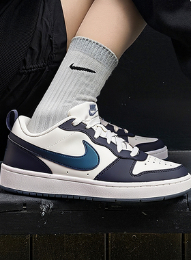 NIKE耐克正品板鞋女鞋2025秋季新款COURT休闲鞋大童运动鞋IB0716