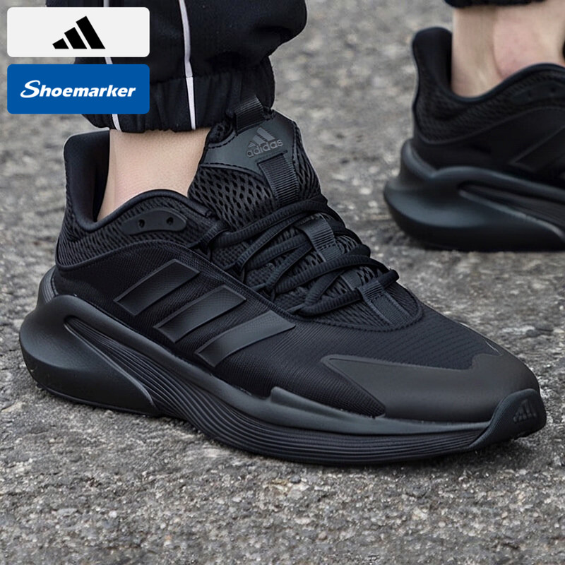 Adidas阿迪达斯黑武士跑步鞋男鞋2025秋季新款网面透气运动休闲鞋