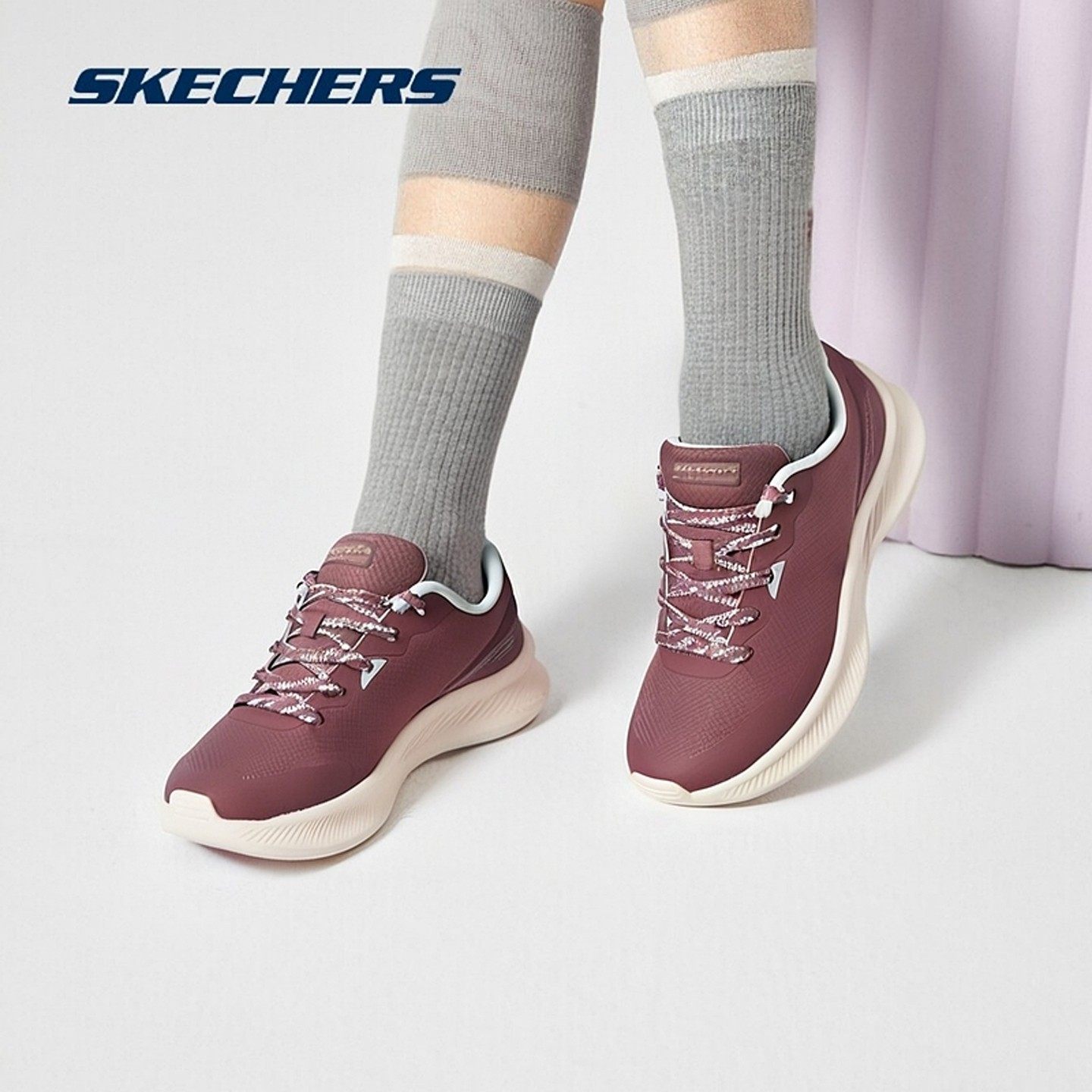 斯凯奇官方2026春季新款健步鞋女鞋低帮软底鞋轻便舒适休闲运动鞋,运动鞋new,运动休闲鞋,淘宝优惠券,粉丝福利购,淘宝优惠卷