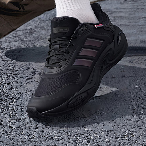 阿迪达斯暖风慢跑鞋男2025冬季新款运动跑步鞋CLIMAWARM休闲鞋