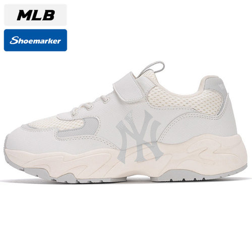 MLB官方儿童NY休闲鞋2025春季新款童鞋运动鞋复古老爹鞋7ASHJBC5N