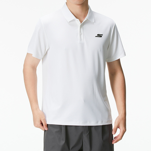 快干运动服潮流时尚 斯凯奇 2025新款 男装 商务休闲POL Skechers