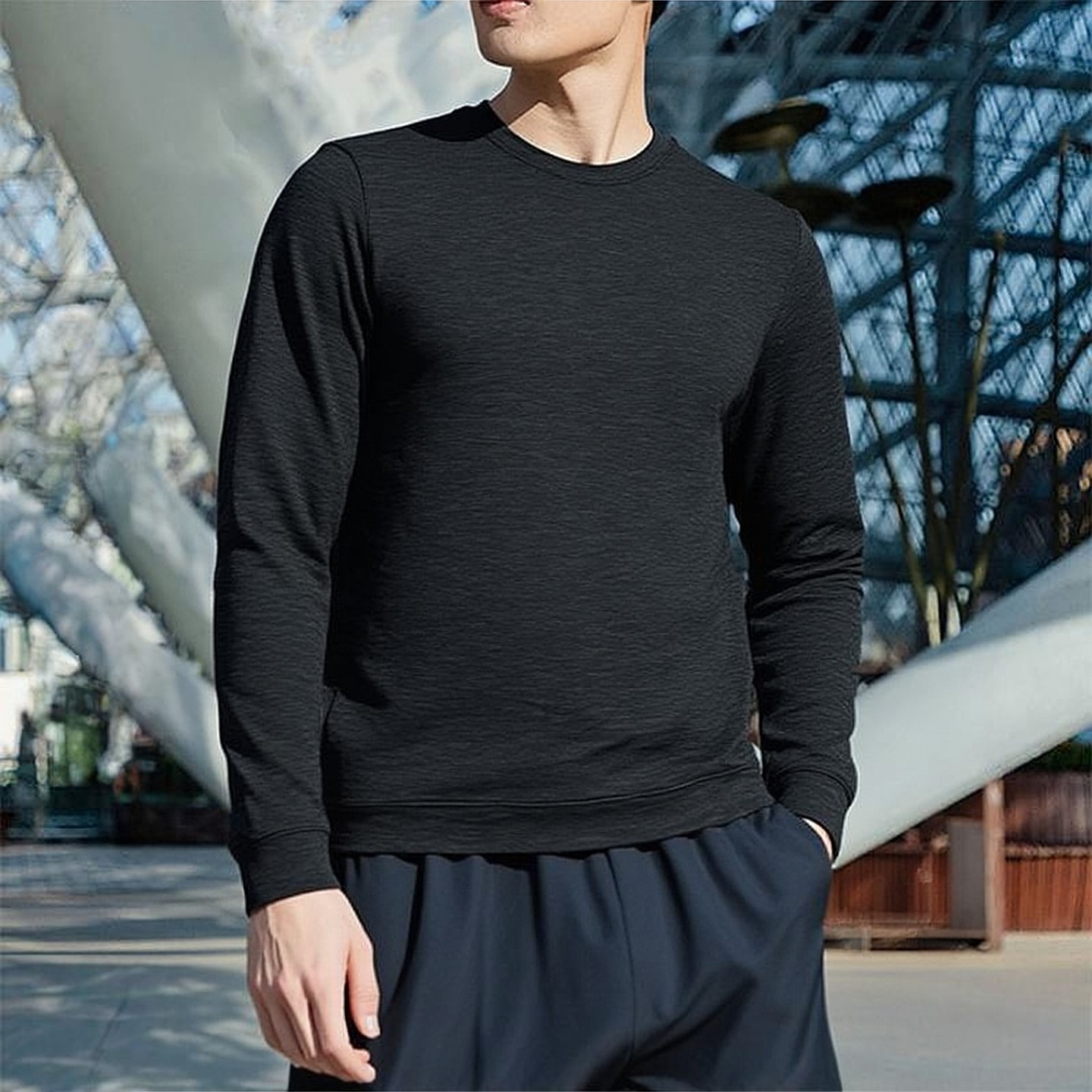 UA安德玛官方正品卫衣男装 25冬季户外休闲运动服跑步健身套头衫