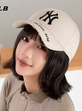 MLB官网鸭舌帽男女帽新款情侣运动帽户外遮阳帽棒球帽3ACPKP02N