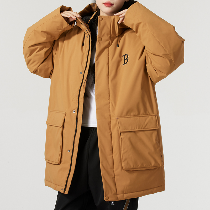 MLB官方宽松情侣羽绒服男女装2025冬季新款保暖运动外套3ADJB1446