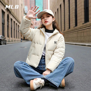 立领保暖运动服NY面包服3ADJB2056 新款 MLB羽绒服男女装 2025冬季
