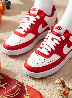 Nike耐克女鞋COURT新年红色板鞋2025新款运动鞋低帮休闲鞋DH3158