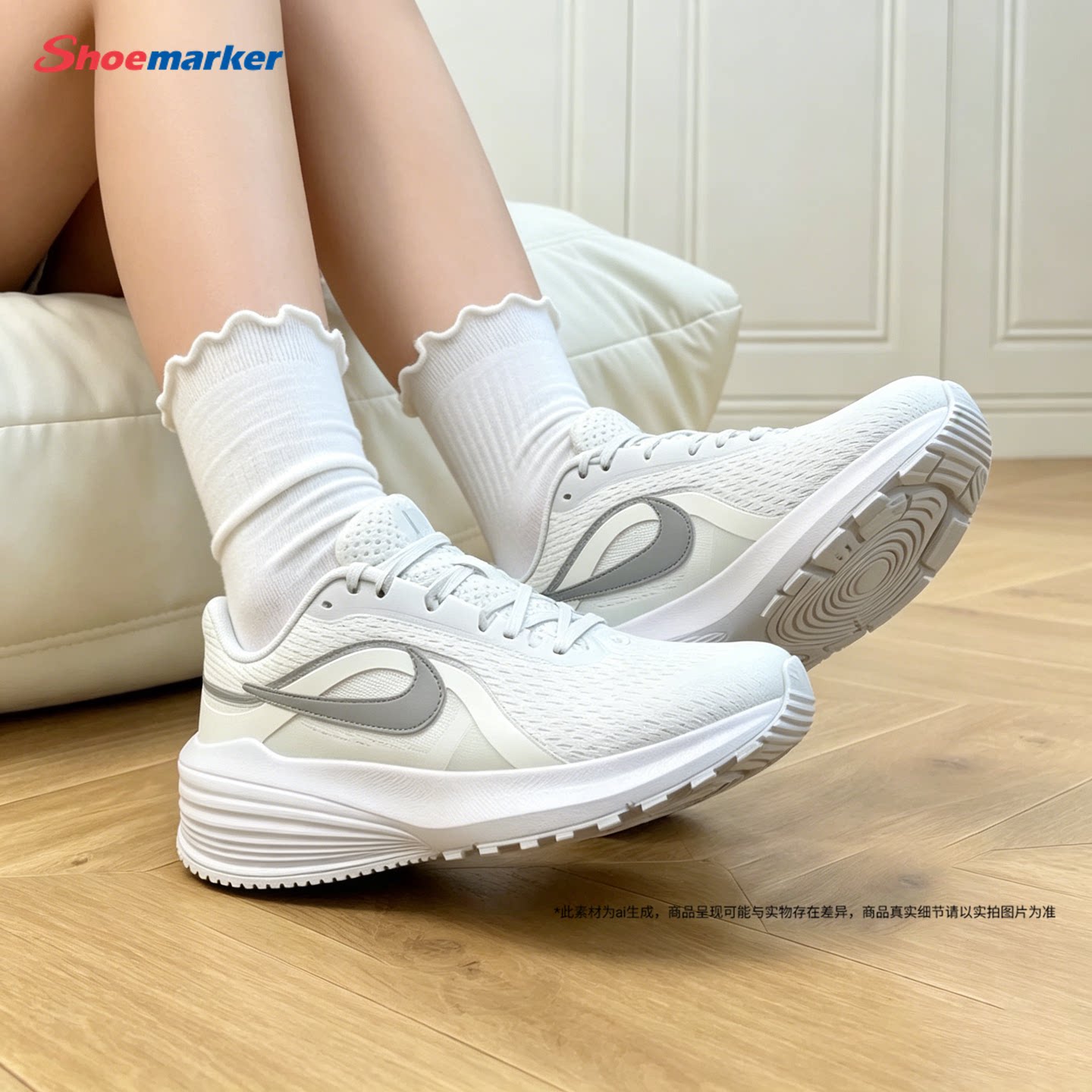 Nike耐克女款缓震透气跑鞋运动鞋图片