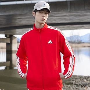 上衣KR2519 运动红色加绒款 Adidas阿迪达斯梭织夹克外套26春季 新款