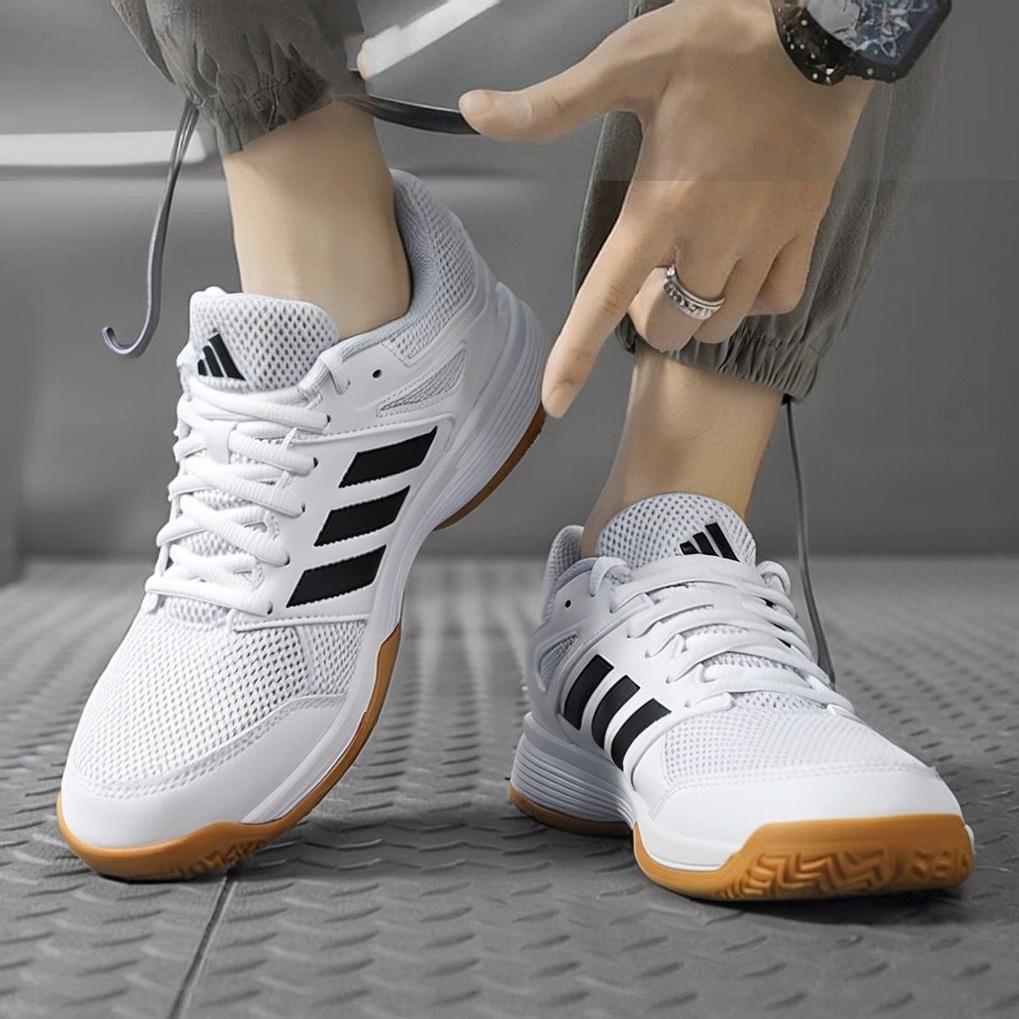 Adidas阿迪达斯官方正品男女鞋2026春新款休闲鞋轻便缓震网球鞋子,运动鞋new,运动休闲鞋,淘宝优惠券,粉丝福利购,淘宝优惠卷