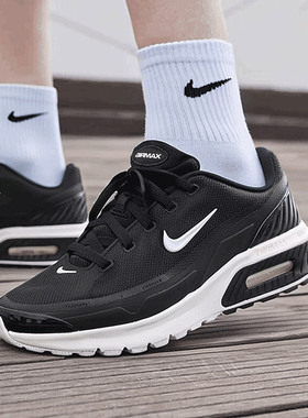 NIKE耐克休闲鞋男鞋2025新款正品AIRMAX冬季减震透气黑色运动鞋男