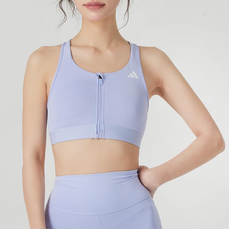 Adidas阿迪达斯训练文胸女装2025新款运动服透气瑜伽背心美背胸衣