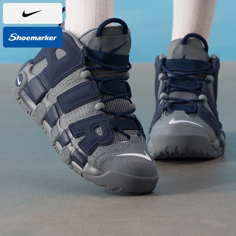 耐克女鞋大童鞋 25秋季新款Air More Uptempo皮蓬气垫运动篮球鞋