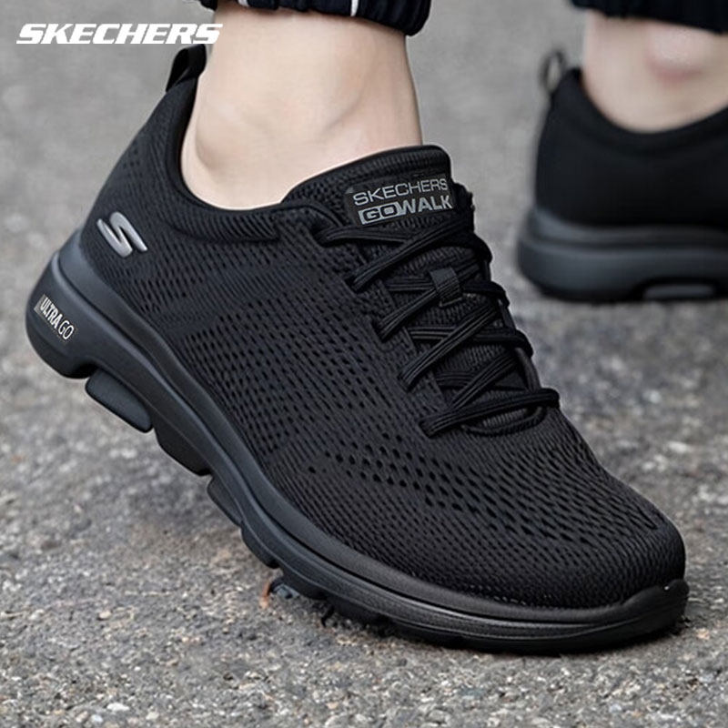斯凯奇新款男鞋一脚蹬穿脱健步鞋舒适黑色休闲鞋网面运动鞋老人鞋,运动鞋new,运动休闲鞋,淘宝优惠券,粉丝福利购,淘宝优惠卷