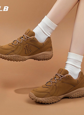 MLB情侣休闲鞋男鞋女鞋2025冬季新款低帮运动鞋德训鞋3ASXT015N