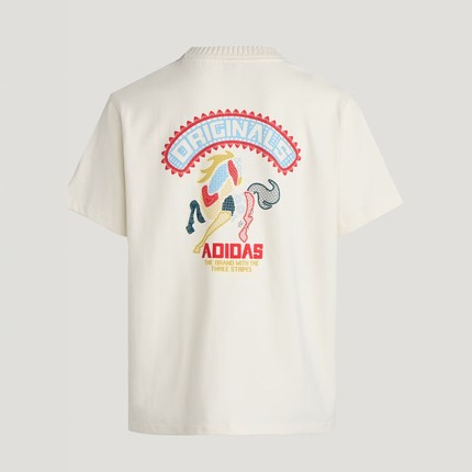 阿迪达斯三叶草KT0713马年新年款T恤男装2026春季新款本命年上衣