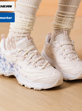 斯凯奇官方女鞋2025新款正品运动休闲鞋熊猫鞋轻便小白鞋女150530