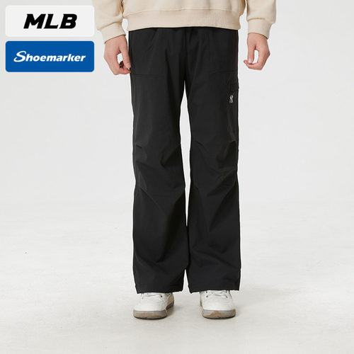 MLB官方正品NY梭织长裤男裤女裤透气运动裤休闲宽松裤子3AWPB0161