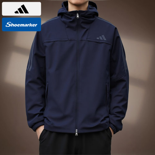 Adidas阿迪达斯正品男士夹克上衣2025秋冬新款舒适抓绒外套KA1306